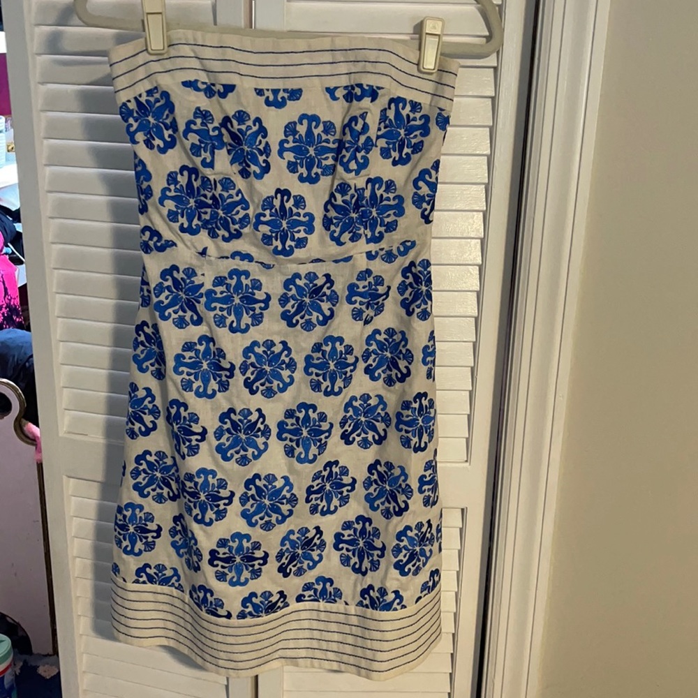 Lilly Pulitzer strapless dress